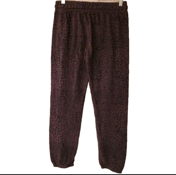 MONROW Mini Cheetah print joggers with drawstring in brown size XS - Picture 2 of 10